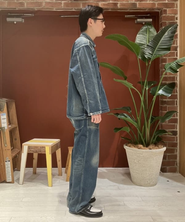 ハルさんの「BEAMS WOMEN｜【別注】BUZZ RICKSON’s / USED DENIM PULLOVER」を使ったコーディネート