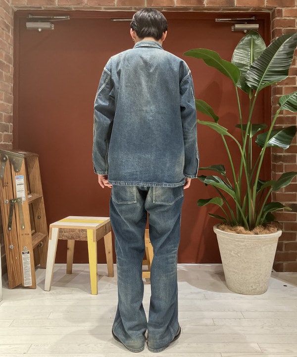 ハルさんの「BEAMS WOMEN｜【別注】BUZZ RICKSON’s / USED DENIM PULLOVER」を使ったコーディネート