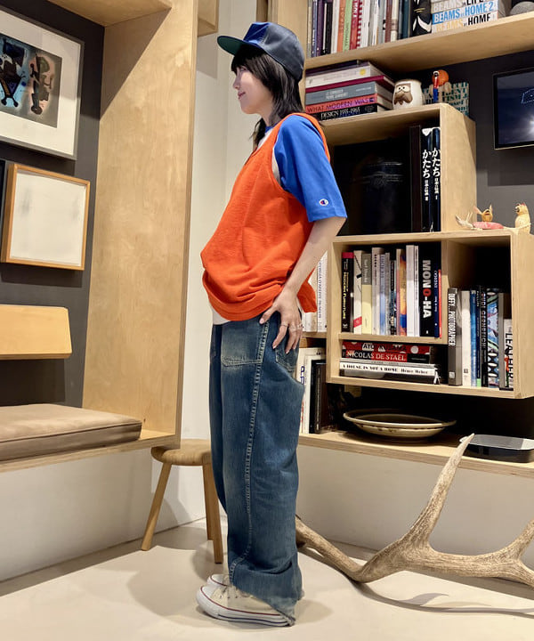 小原 もこさんの「BEAMS WOMEN｜【別注】BUZZ RICKSON’s / USED USARMY PANTS」を使ったコーディネート