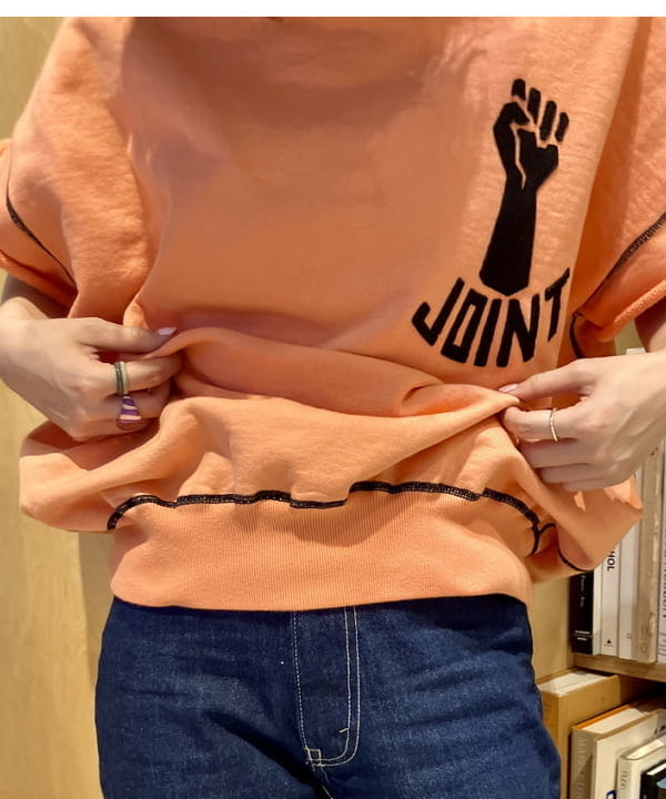 小原 もこさんの「BEAMS WOMEN｜フレア デニム パンツ」を使ったコーディネート