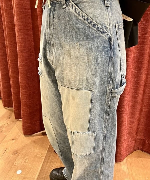ちかたいらさんの「【別注】Lee / ダメージ & リペア ペインター パンツ」を使ったコーディネート