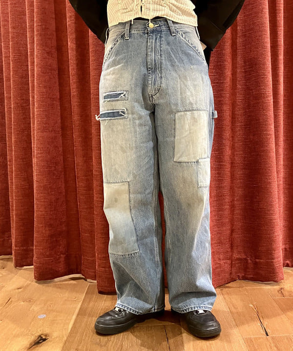 ちかたいらさんの「【別注】Lee / ダメージ & リペア ペインター パンツ」を使ったコーディネート