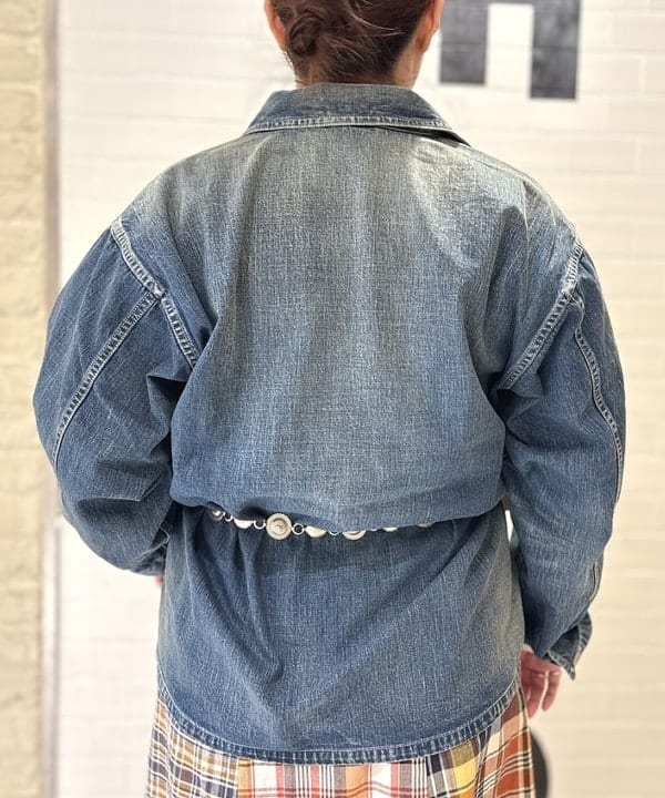 kawaiさんの「BEAMS WOMEN｜【別注】BUZZ RICKSON’s / USED DENIM PULLOVER」を使ったコーディネート