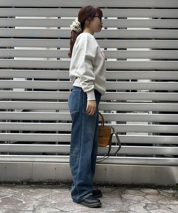 チナツさんの「BEAMS WOMEN｜【別注】L.L.Bean / Deep Bottom Leather Handle Zip Tote Mini」を使ったコーディネート
