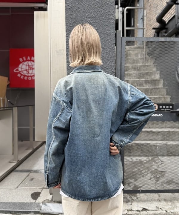 Kaoru Sakumaさんの「BEAMS WOMEN｜【別注】BUZZ RICKSON’s / USED DENIM PULLOVER」を使ったコーディネート
