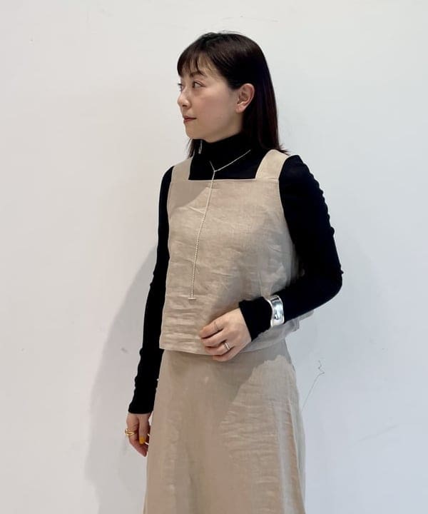 住吉　明佳さんの「BEAMS WOMEN｜【別注】Fruitsjolie / スモーキークォーツ リング」を使ったコーディネート