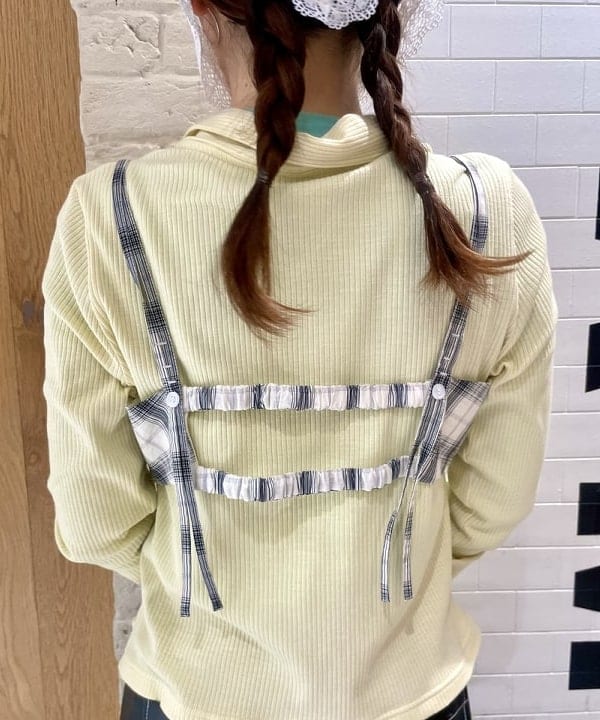 カタヤマ アヤさんの「BEAMS WOMEN｜チェック ビスチェ」を使ったコーディネート