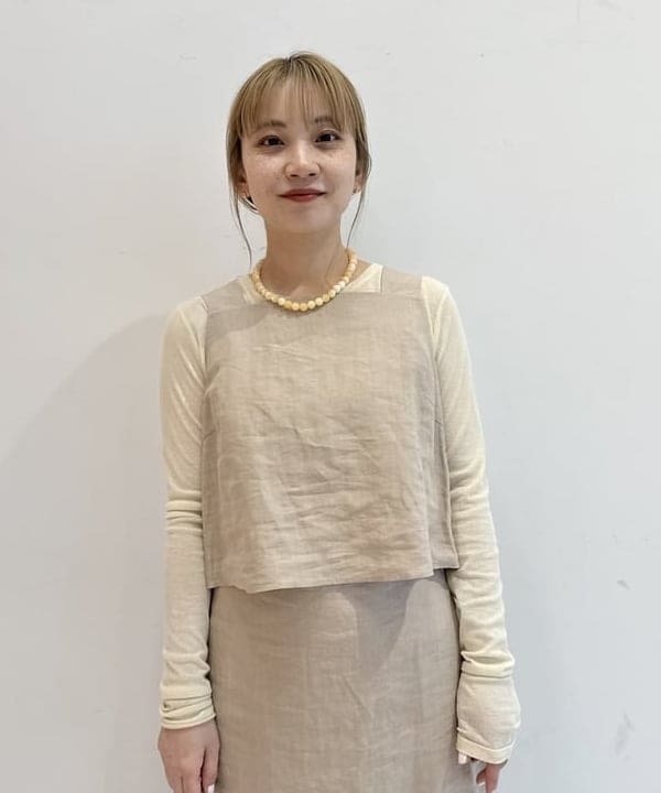 Ito_ririkaさんの「BEAMS WOMEN｜リネン ビスチェ .M」を使ったコーディネート