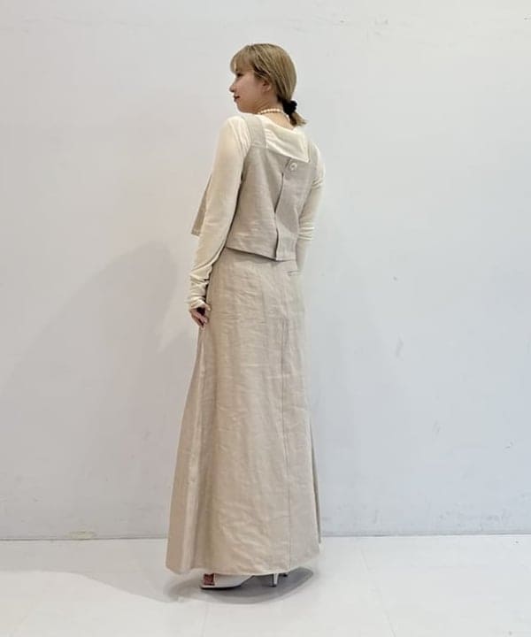 Ito_ririkaさんの「BEAMS WOMEN｜リネン ビスチェ .M」を使ったコーディネート