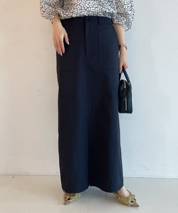 SAKAIさんの「BEAMS WOMEN｜ローウエスト タイト スカート」を使ったコーディネート