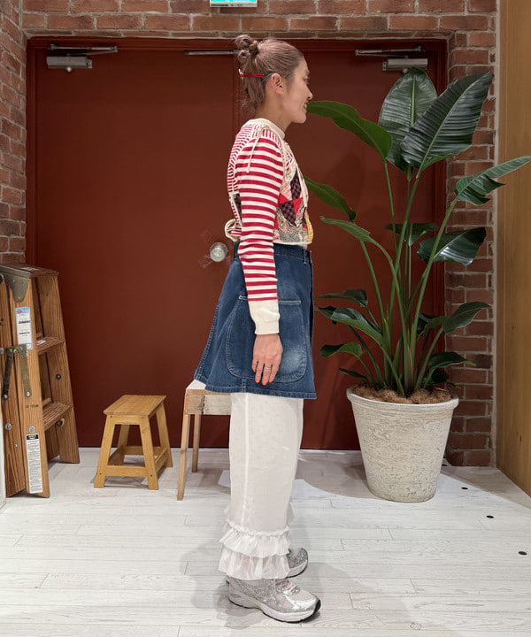 優意さんの「BEAMS WOMEN｜orSlow / オーバー ラップ スカート」を使ったコーディネート