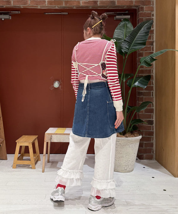 優意さんの「BEAMS WOMEN｜orSlow / オーバー ラップ スカート」を使ったコーディネート