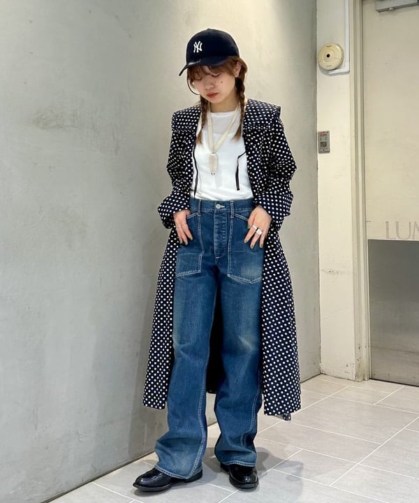 ナツハさんの「BEAMS WOMEN｜ドット セーラー カラー ワンピース」を使ったコーディネート