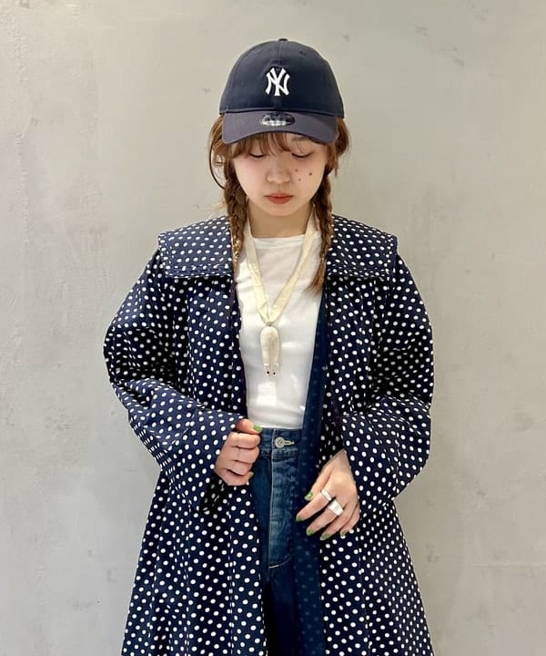 ナツハさんの「BEAMS WOMEN｜ドット セーラー カラー ワンピース」を使ったコーディネート