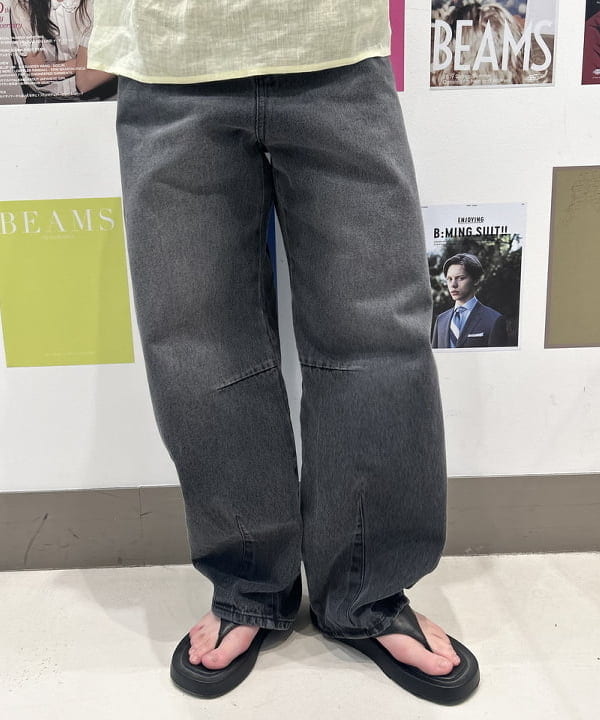 ナカノ アイさんの「BEAMS WOMEN｜リネン フレンチスリーブ スキッパー シャツ」を使ったコーディネート