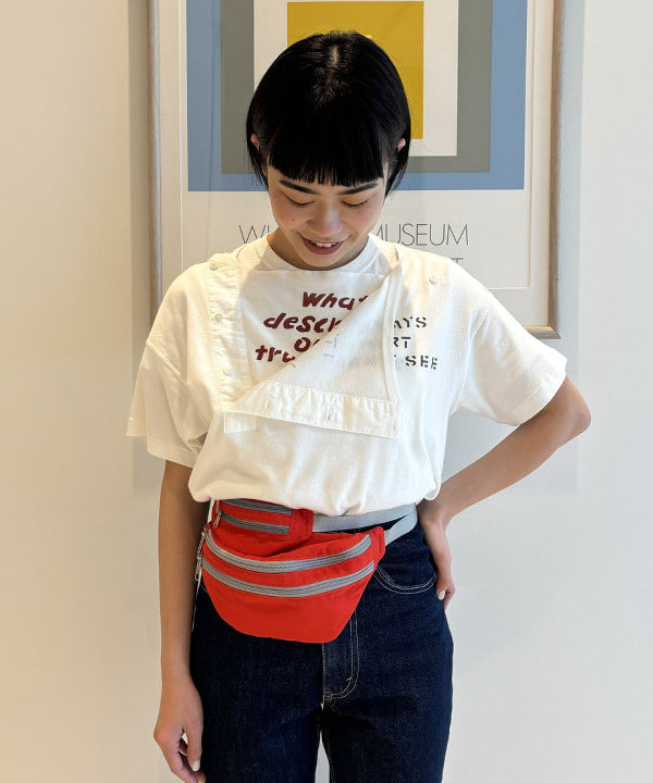 葵さんの「BEAMS WOMEN｜ロゴ ヘンリーネック ショートスリーブ」を使ったコーディネート