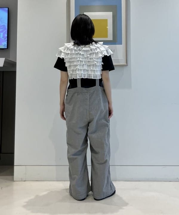 小原 もこさんの「BEAMS WOMEN｜ダンガリー サロペット」を使ったコーディネート