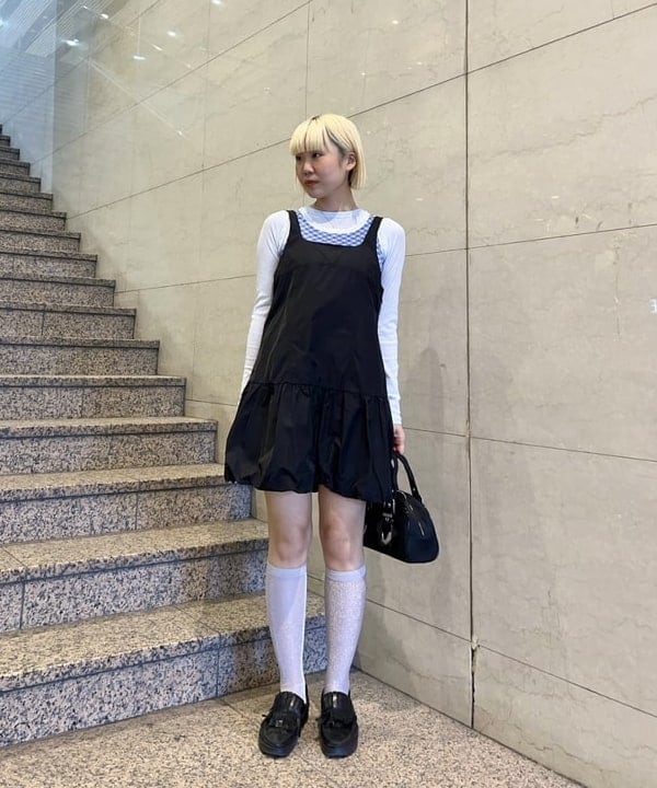 あさひさんの「BEAMS WOMEN｜ナイロン ボストン バッグ」を使ったコーディネート