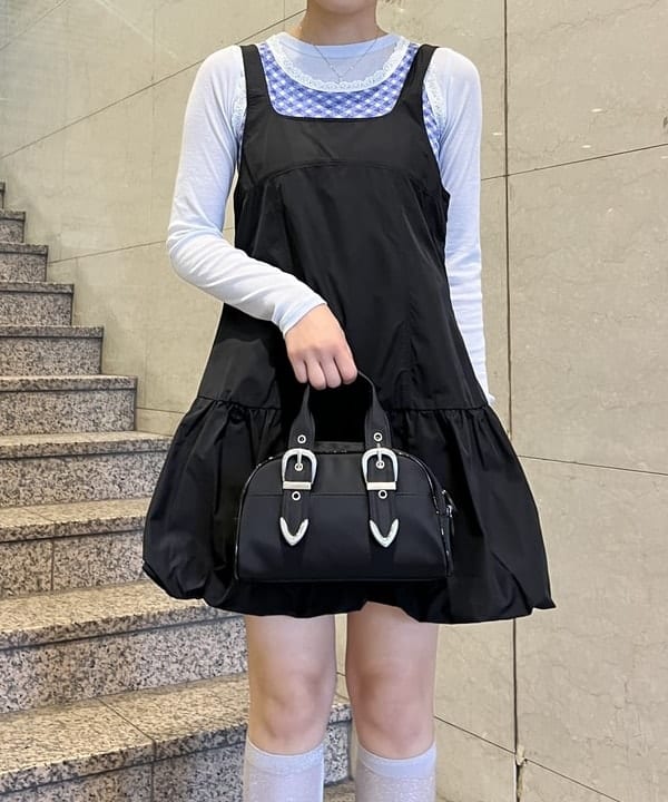 あさひさんの「BEAMS WOMEN｜ナイロン ボストン バッグ」を使ったコーディネート