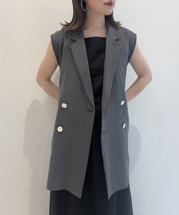 大浦 栞さんの「BEAMS WOMEN｜リネン シンプルロングスカート .M」を使ったコーディネート