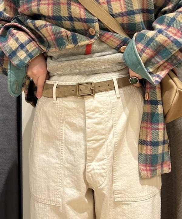 まつむさんの「BEAMS WOMEN｜orSlow / ヘリンボーン ツイル サマー ファティーグ パンツ」を使ったコーディネート