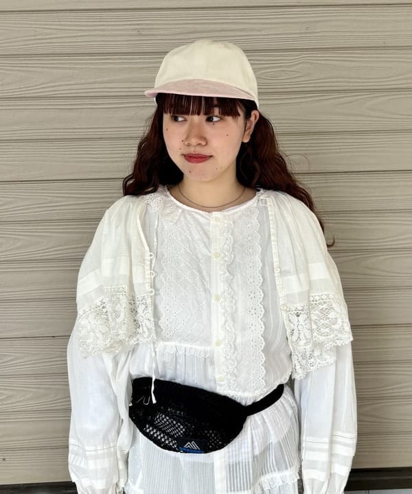 チナツさんの「BEAMS WOMEN｜WINNER CAPS / スエード & ツイル キャップ」を使ったコーディネート