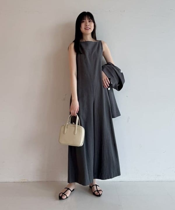 山田 千遥さんの「BEAMS WOMEN｜ポインテッド ヌードサンダル .M」を使ったコーディネート