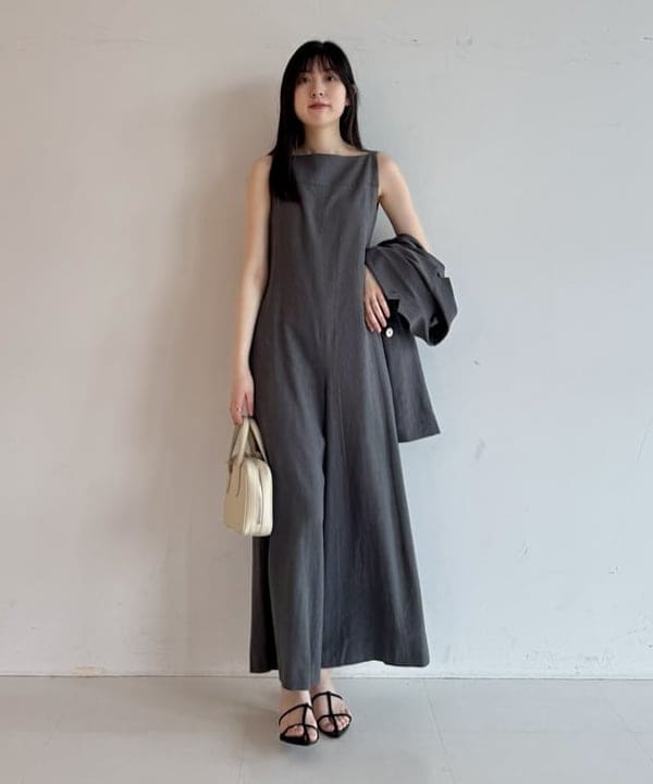 山田 千遥さんの「BEAMS WOMEN｜ポインテッド ヌードサンダル .M」を使ったコーディネート