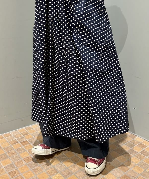 アベアミさんの「BEAMS WOMEN｜ドット セーラー カラー ワンピース」を使ったコーディネート