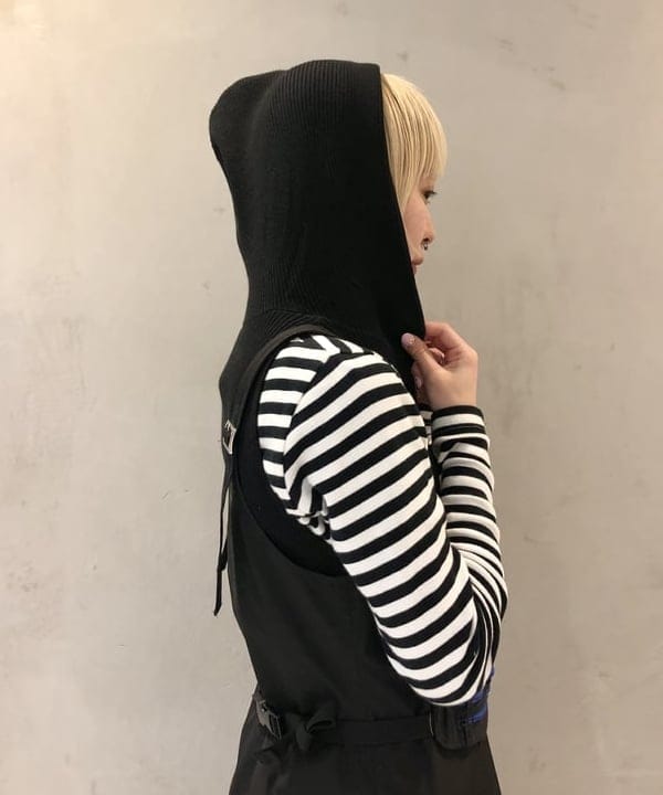 amaさんの「BEAMS WOMEN｜フーディー ジップ ベスト」を使ったコーディネート