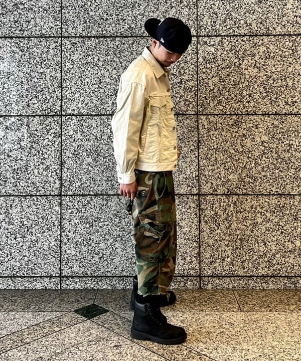 ムファサさんの「BEAMS WOMEN｜クレイジー トラッカージャケット」を使ったコーディネート