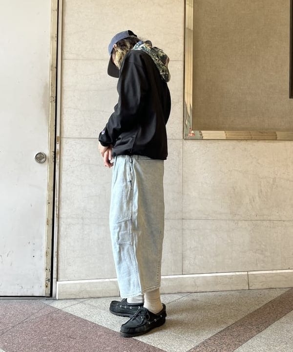 菊田 悠さんの「BEAMS WOMEN｜【別注】Champion / メッシュ ロングスリーブ Tシャツ」を使ったコーディネート