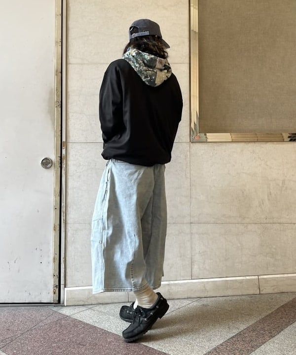 菊田 悠さんの「BEAMS WOMEN｜【別注】Champion / メッシュ ロングスリーブ Tシャツ」を使ったコーディネート
