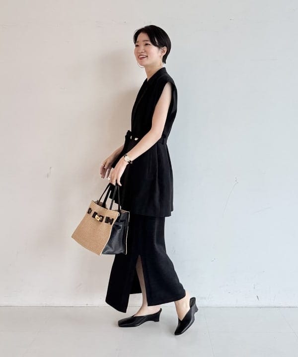 SANOさんの「BEAMS WOMEN｜和紙 コットン タイト スカート」を使ったコーディネート