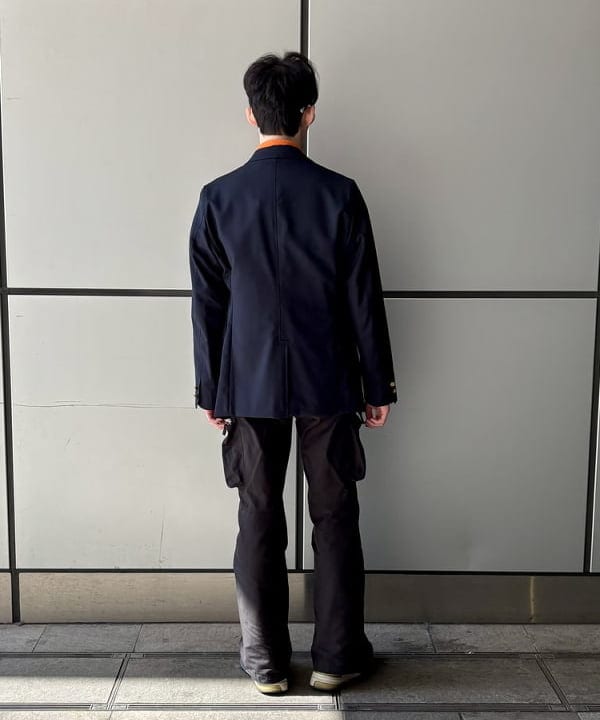 うえきんぐさんの「コンバット ウール 3ボタン ブレザー」を使ったコーディネート