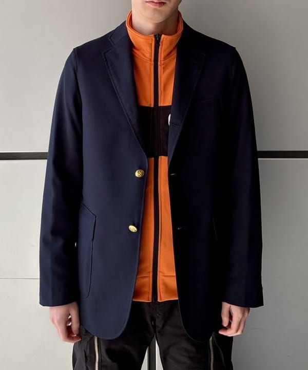 うえきんぐさんの「コンバット ウール 3ボタン ブレザー」を使ったコーディネート