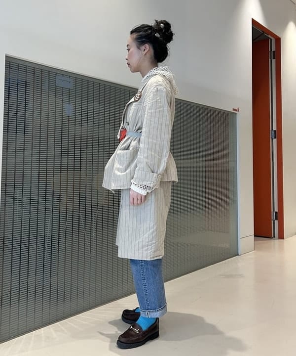 清水 彩乃さんの「BEAMS WOMEN｜【別注】Healthknit / リブ タンク セット」を使ったコーディネート