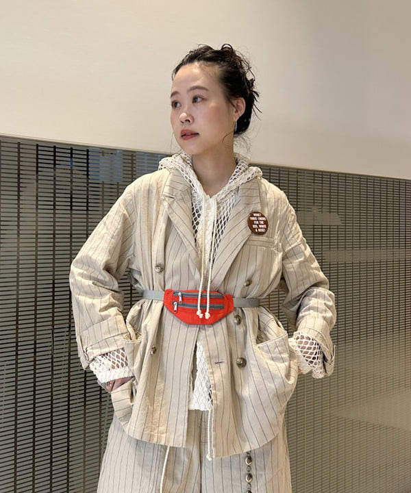 清水 彩乃さんの「BEAMS WOMEN｜【別注】Healthknit / リブ タンク セット」を使ったコーディネート