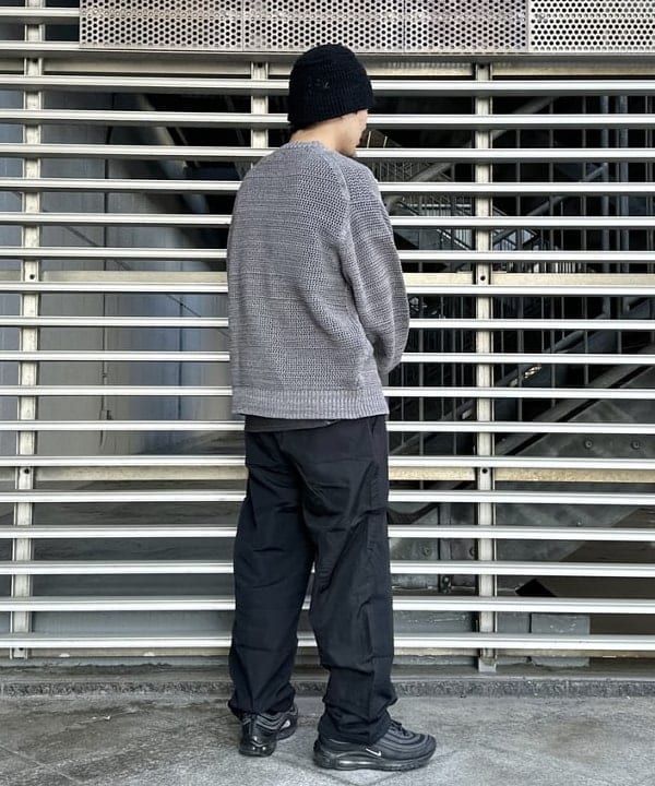 吉田 洸輝さんの「BEAMS WOMEN｜RACAL / Crochet Knit Bucket」を使ったコーディネート