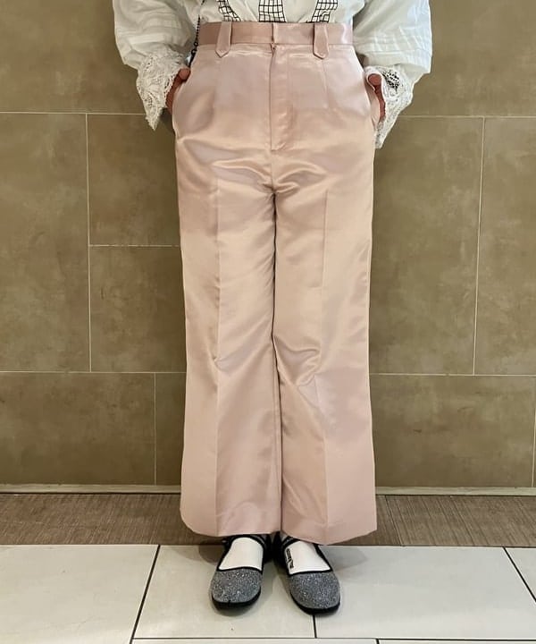 すぎやま えみさんの「ポリエステル シャンタン パンツ」を使ったコーディネート