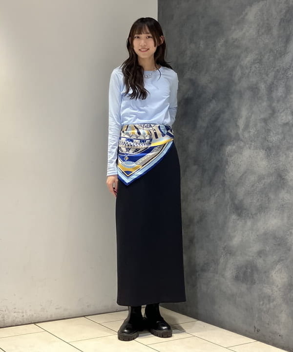 nodokaさんの「BEAMS WOMEN｜ベーシック ロングスリーブ Tシャツ」を使ったコーディネート