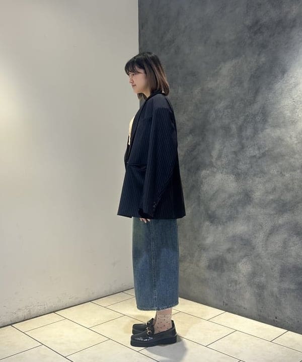 仙田 こころさんの「BEAMS WOMEN｜4ボタン ダブル オーバーサイズ ジャケット」を使ったコーディネート