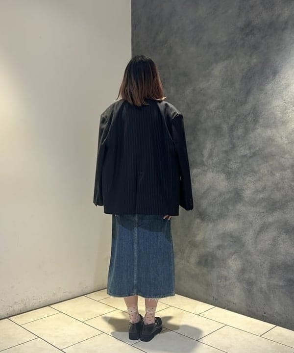 仙田 こころさんの「BEAMS WOMEN｜4ボタン ダブル オーバーサイズ ジャケット」を使ったコーディネート