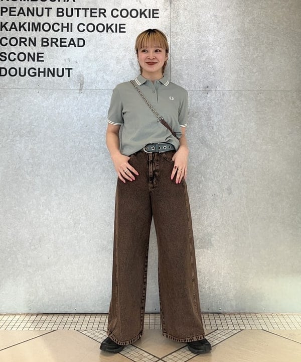 ナカノ アイさんの「BEAMS WOMEN｜オーバーダイ デニム パンツ」を使ったコーディネート