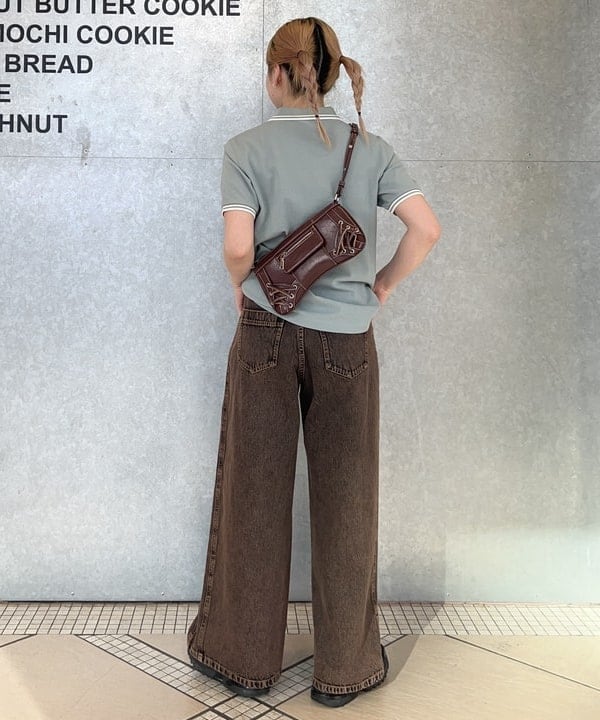 ナカノ アイさんの「BEAMS WOMEN｜オーバーダイ デニム パンツ」を使ったコーディネート