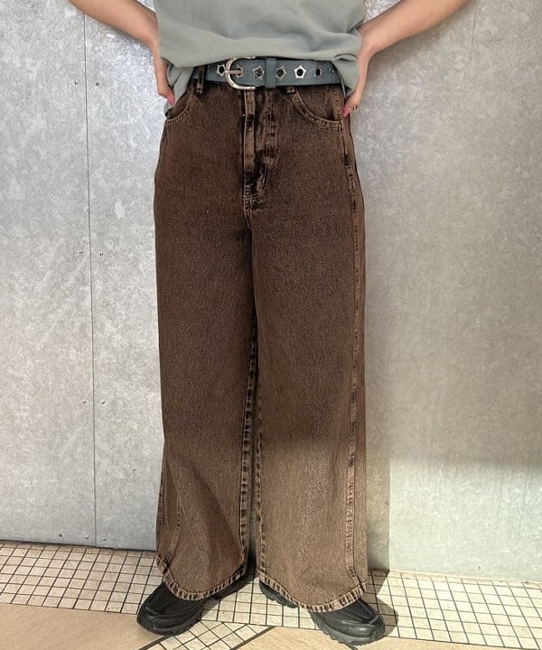 ナカノ アイさんの「BEAMS WOMEN｜オーバーダイ デニム パンツ」を使ったコーディネート