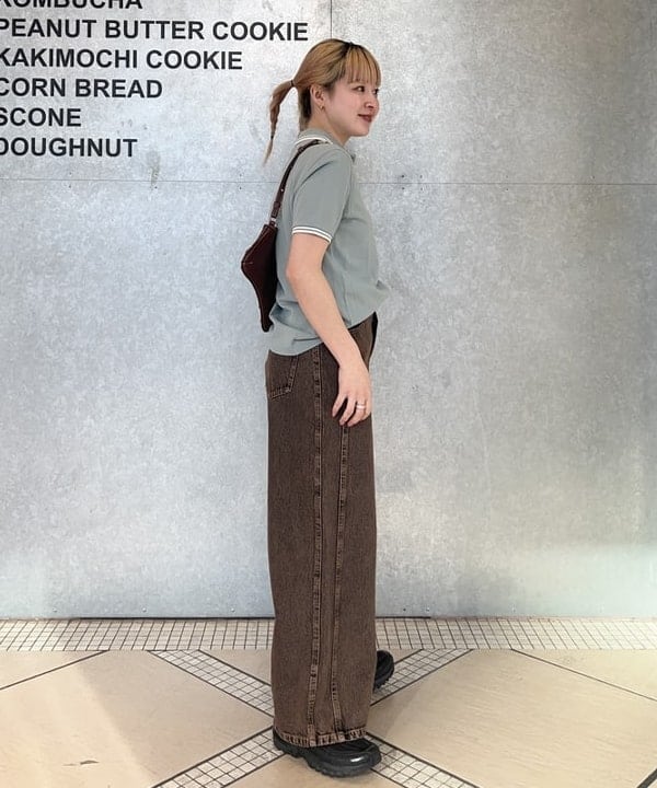 ナカノ アイさんの「BEAMS WOMEN｜オーバーダイ デニム パンツ」を使ったコーディネート