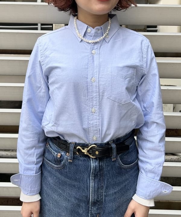 まつむさんの「BEAMS WOMEN｜【別注】orSlow / ワイド フィット デニム パンツ」を使ったコーディネート