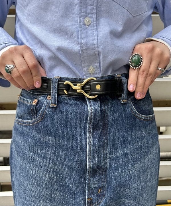 まつむさんの「BEAMS WOMEN｜【別注】orSlow / ワイド フィット デニム パンツ」を使ったコーディネート