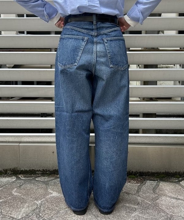 まつむさんの「BEAMS WOMEN｜【別注】orSlow / ワイド フィット デニム パンツ」を使ったコーディネート